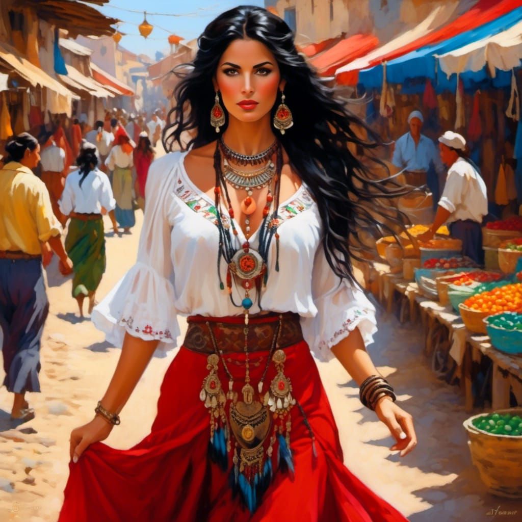 <lora:GypsyStyle:1.0>  