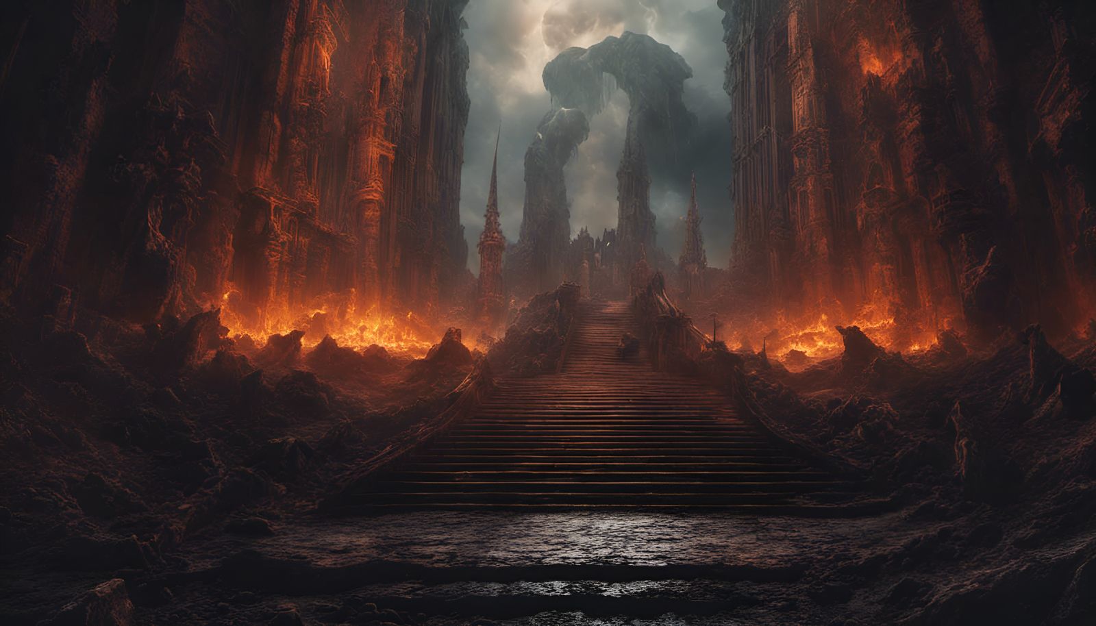 The entrance to Hell - AI Generated Artwork - NightCafe Creator