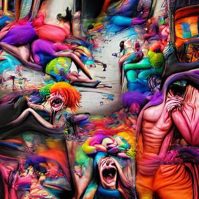 The colorful world of insanity