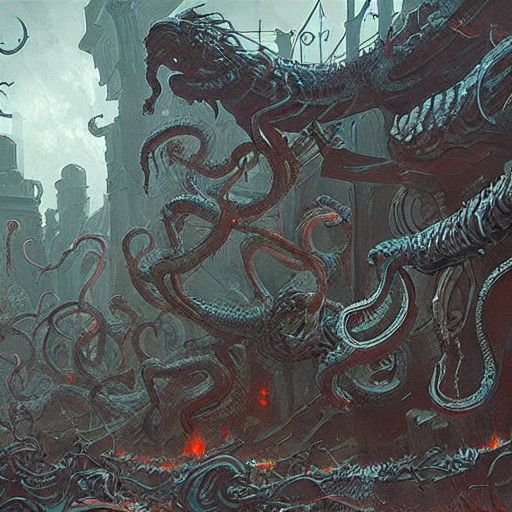 Shoggoth Cityscape