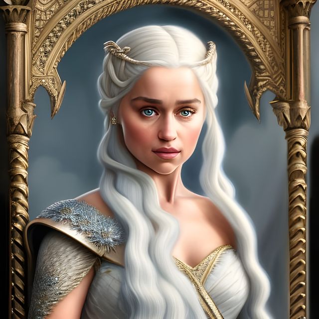 The Beautiful Daenerys Targaryen - AI Generated Artwork - NightCafe Creator