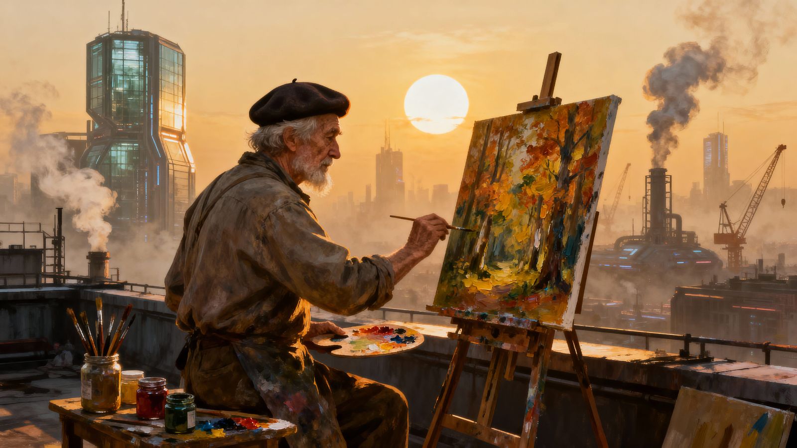 Painter  by @Booth31AIart