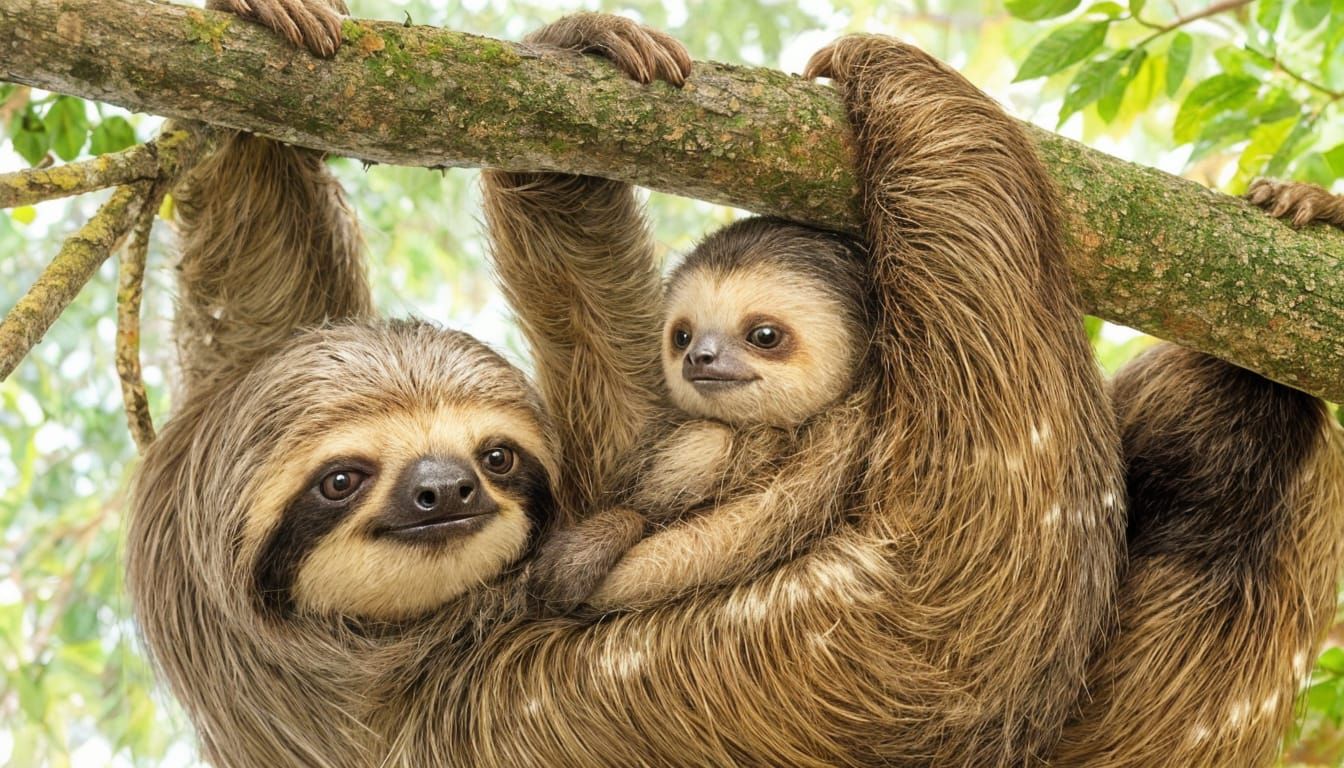 Hanging Out with Mom  by @Chib