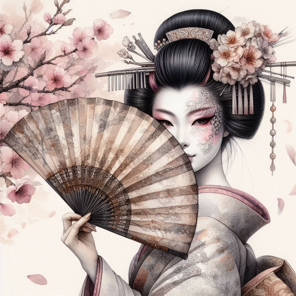 Playful Geisha