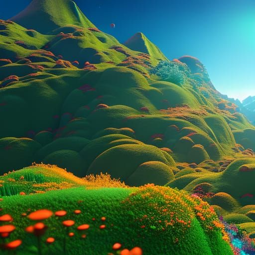 Alien Planet Hills
