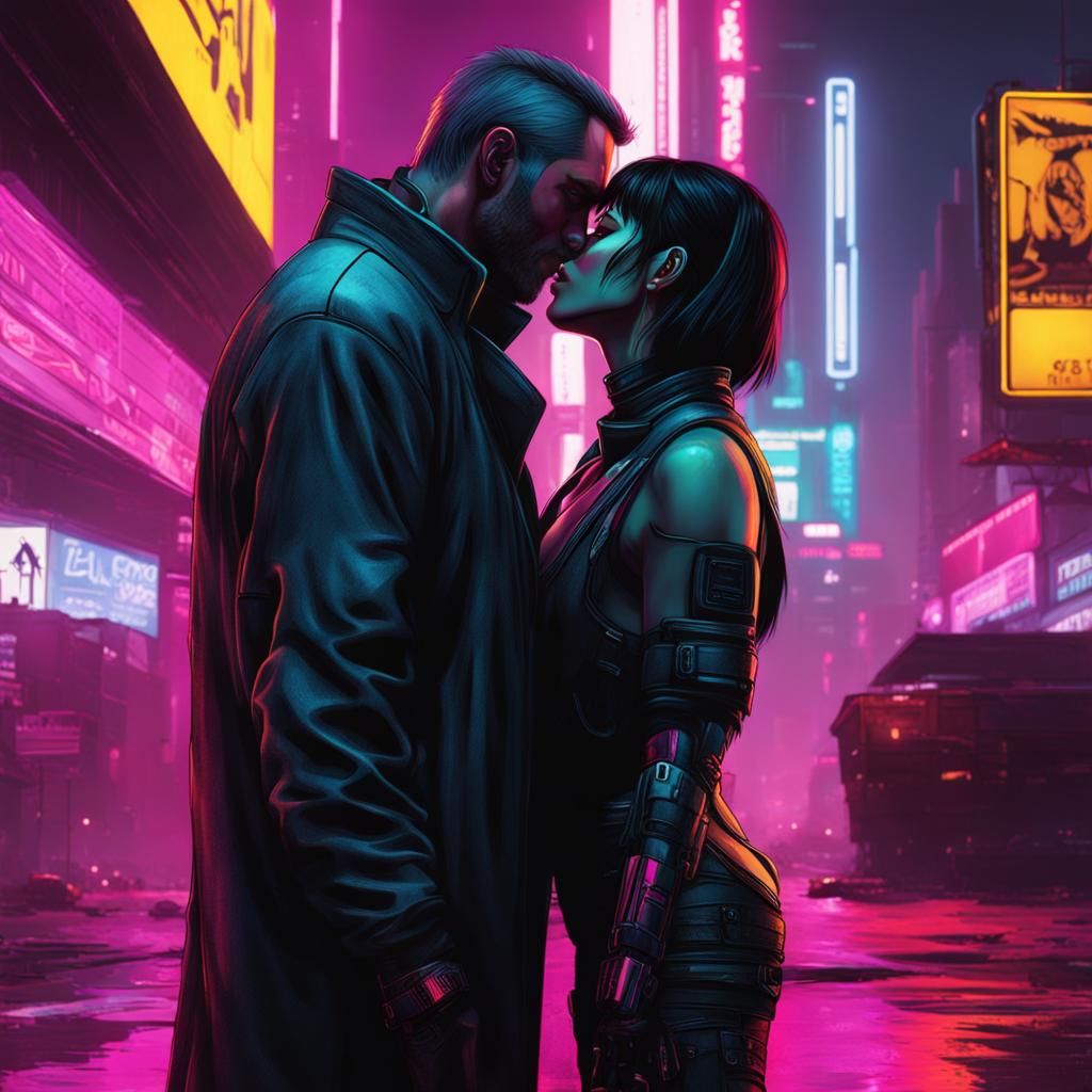 Man kiss woman - AI Generated Artwork - NightCafe Creator