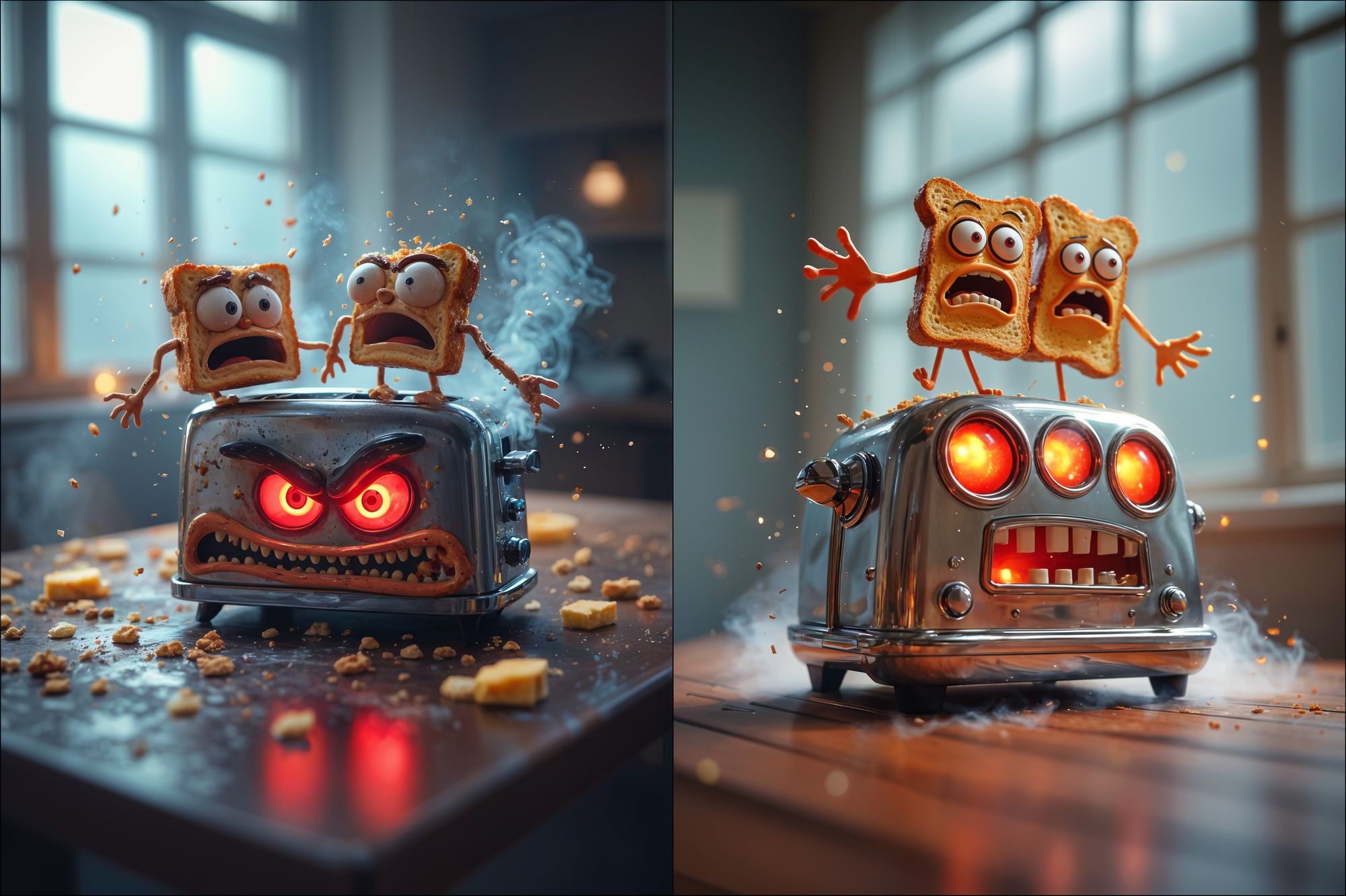 Terrified Toasts & Mean Toasters