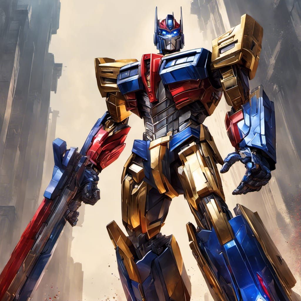 ultimate gold optimus prime