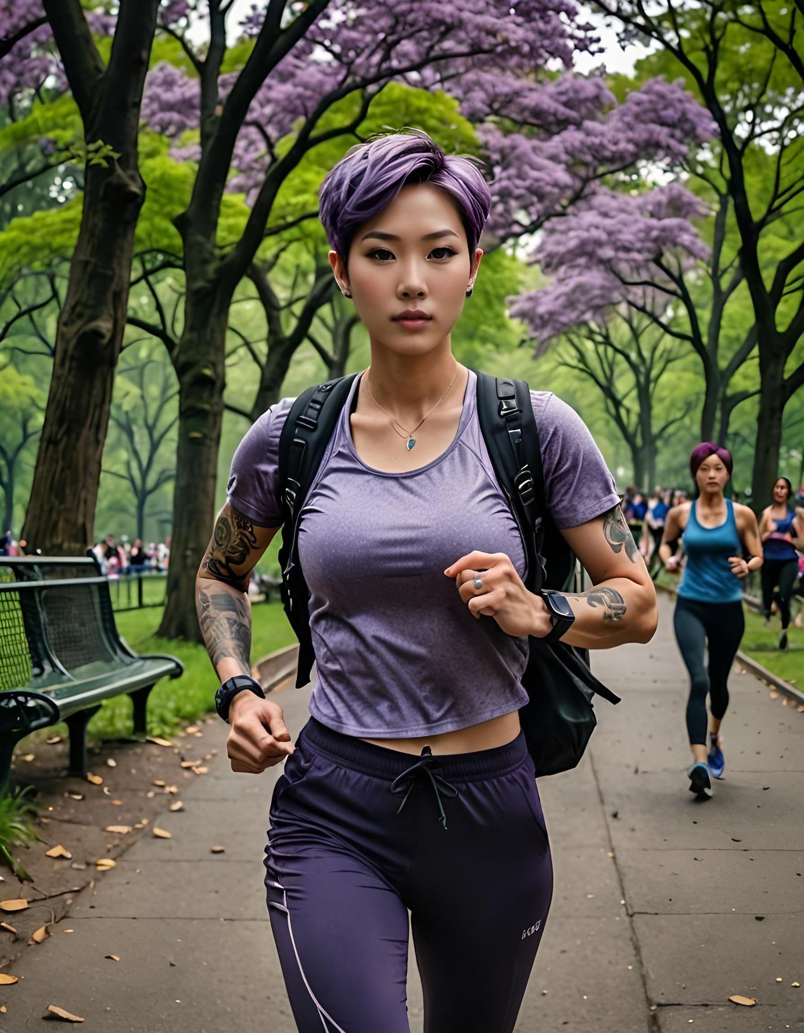 Run like you stole something.