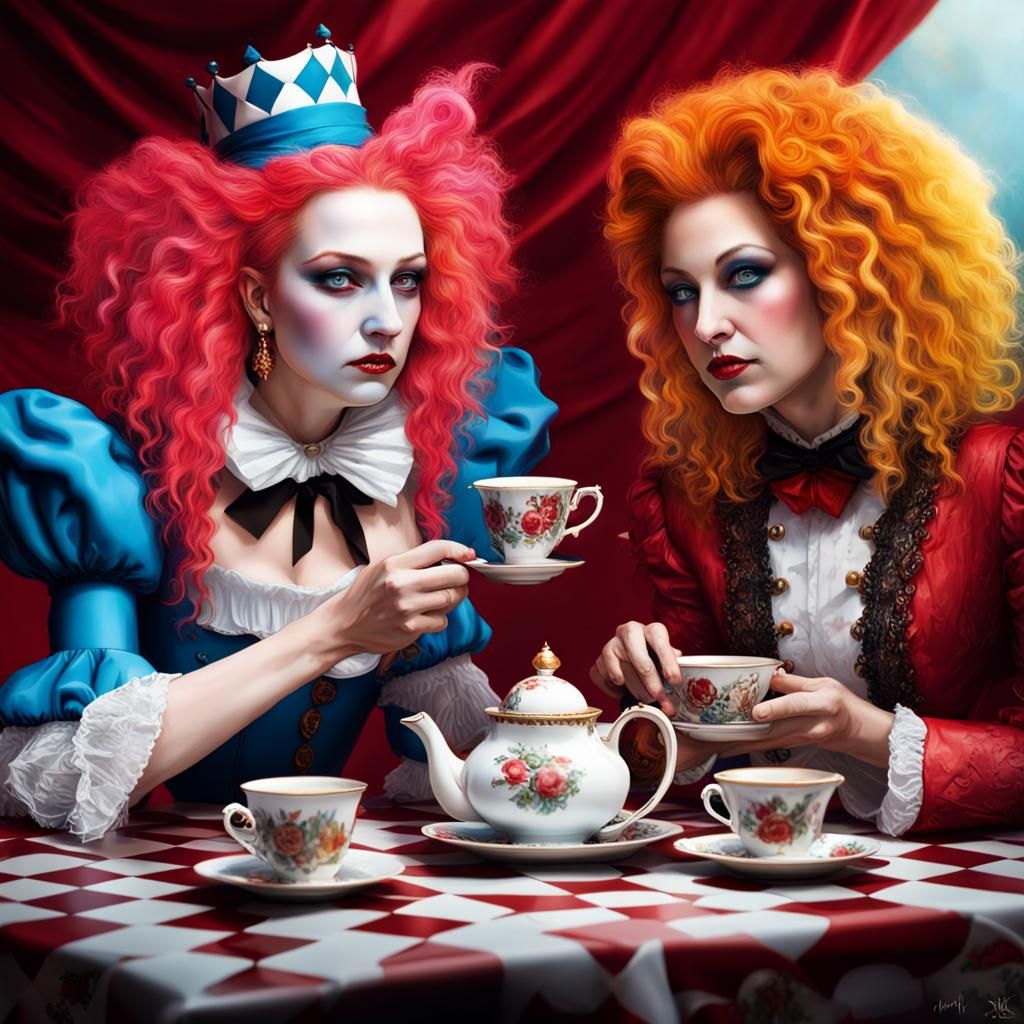 Tea Party 11 - AI Generated Artwork - NightCafe Creator