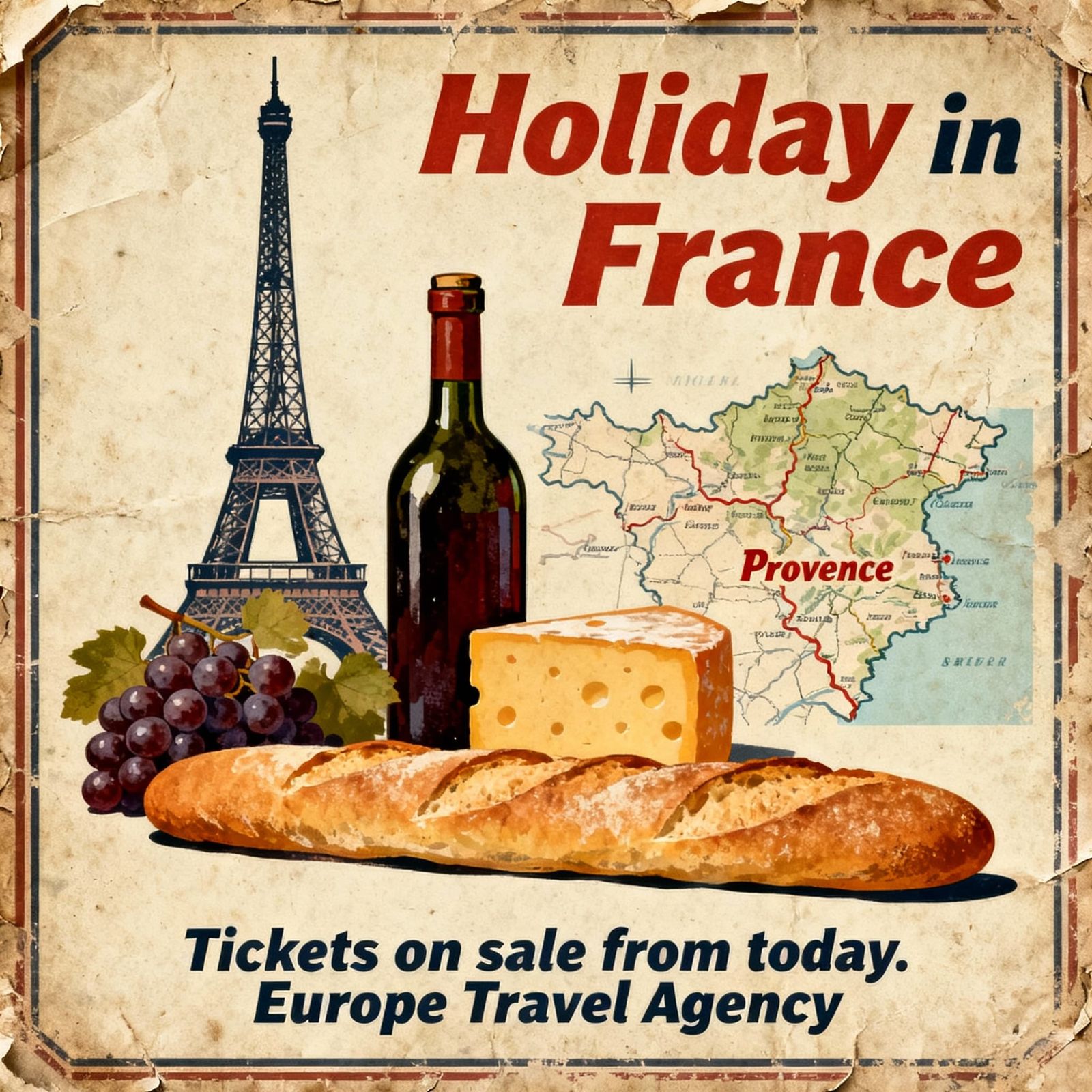 1950s travel poster   by @Liz