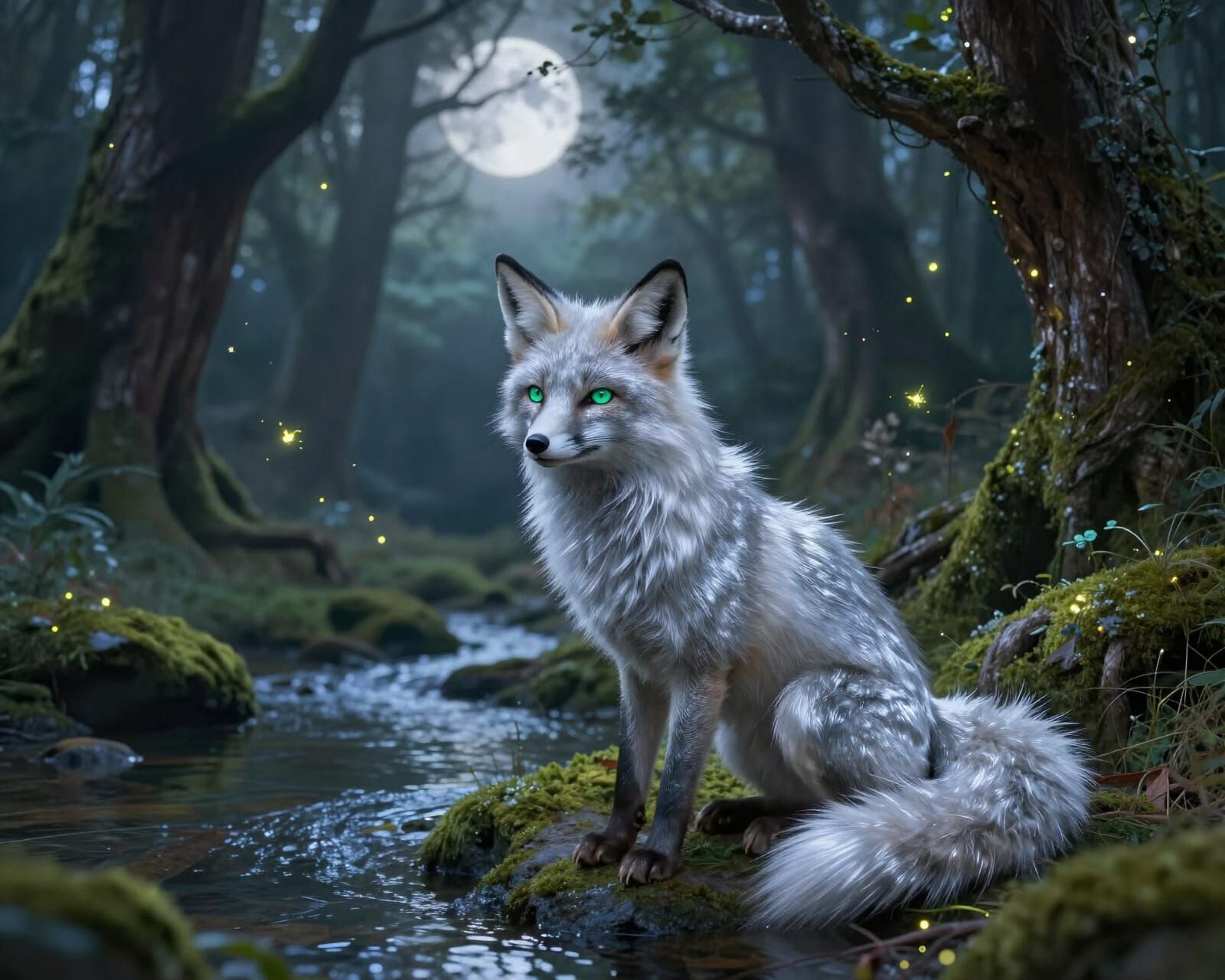 Grey Fox  by @Gezgin The Wanderer