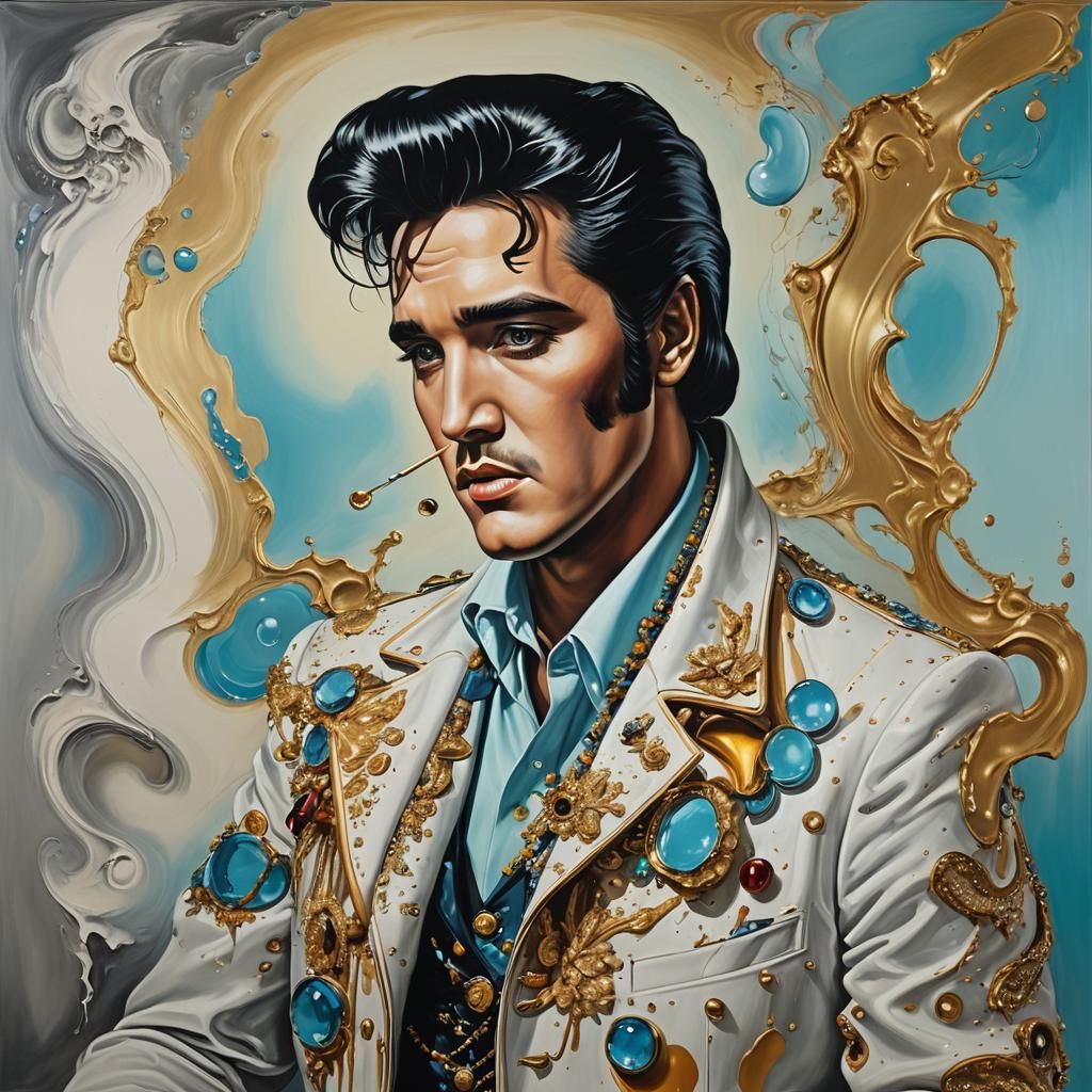 Elvis Presley Surreal Style