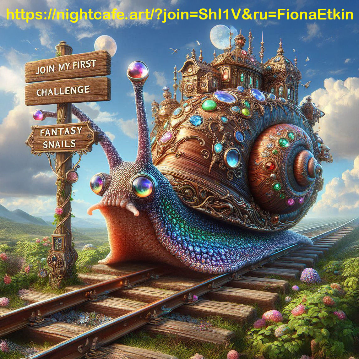My first Challenge starts soon!!!! - Fantasy Snails!!!!