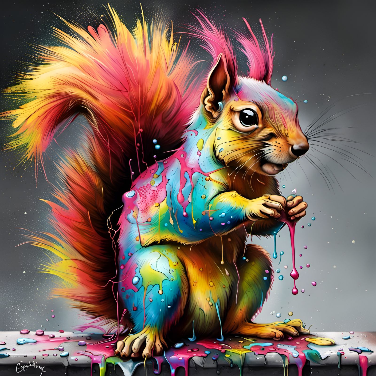 Squirrel - AI Generated Artwork - NightCafe Creator