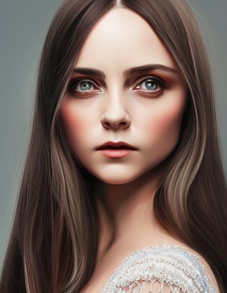 Christina Ricci (WLOP) - AI Generated Artwork - NightCafe Creator