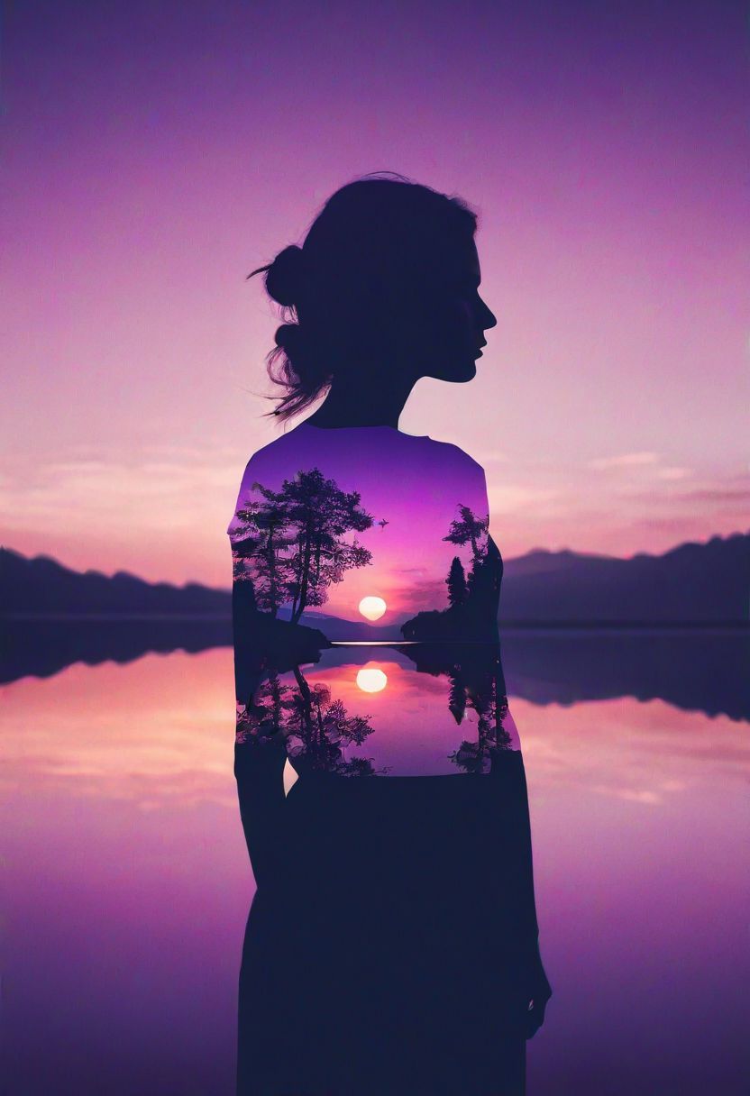 Purple 2, double exposure 2