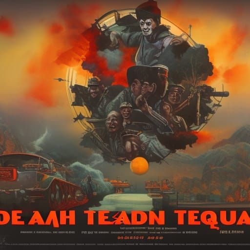poster for a 1950s movie called Death Squad
