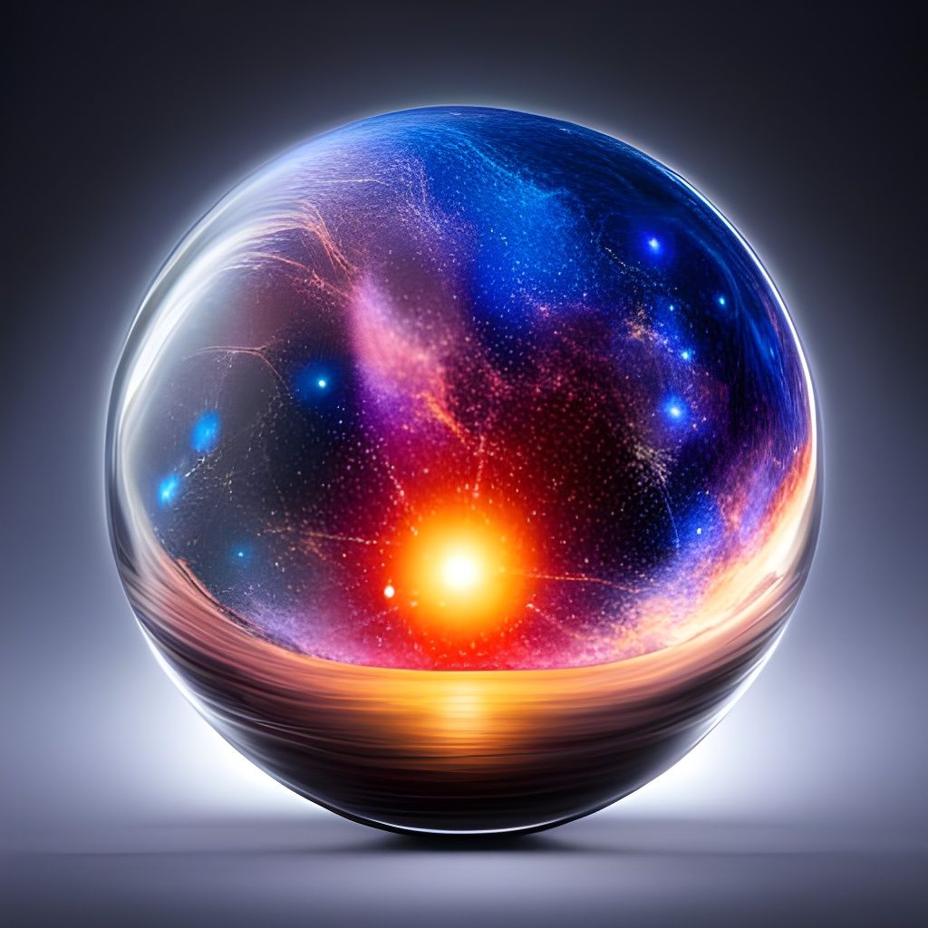 Starscapes in a crystal glass orb - AI Generated Artwork - NightCafe ...