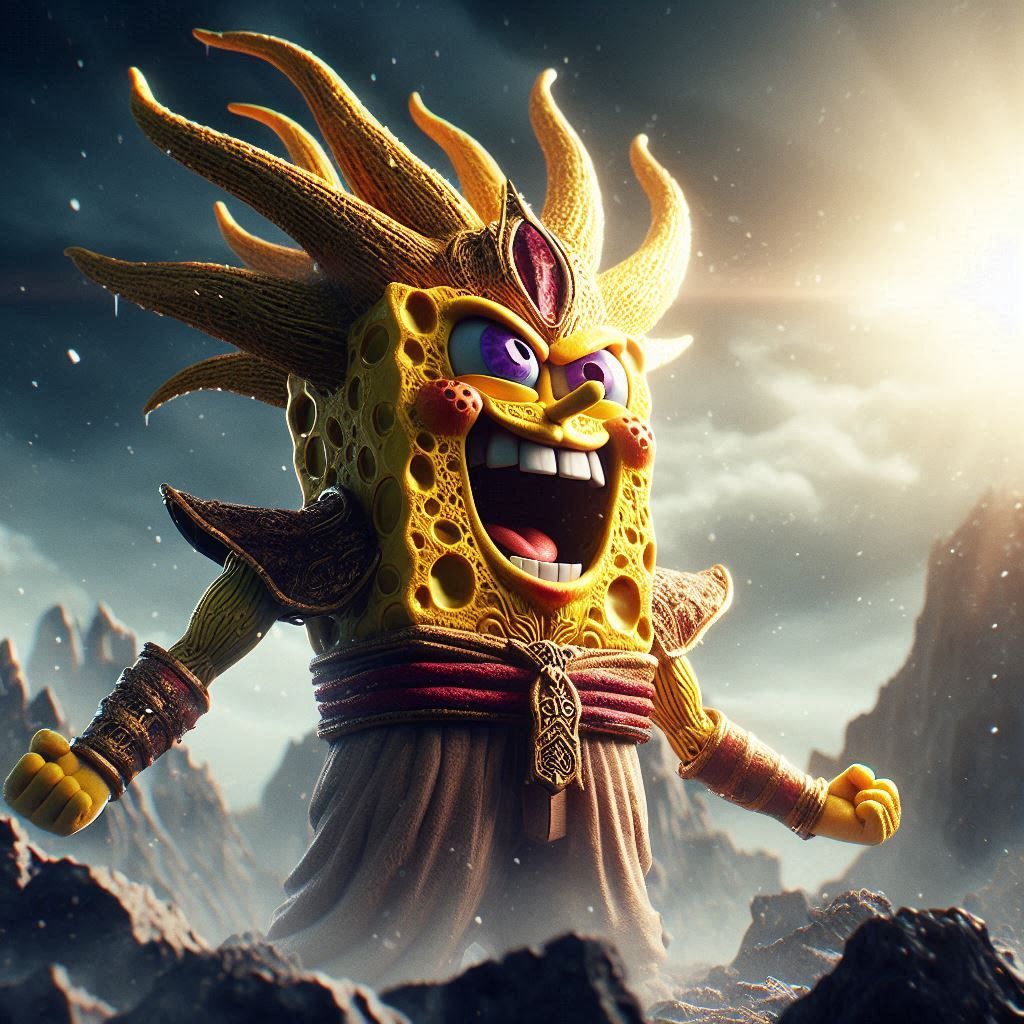 Super Saiyan Spongebob