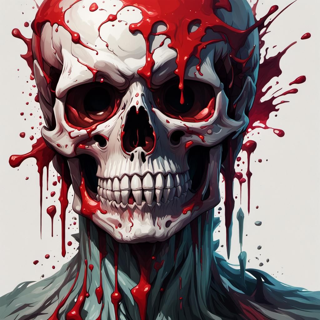Bleeding Skull 5