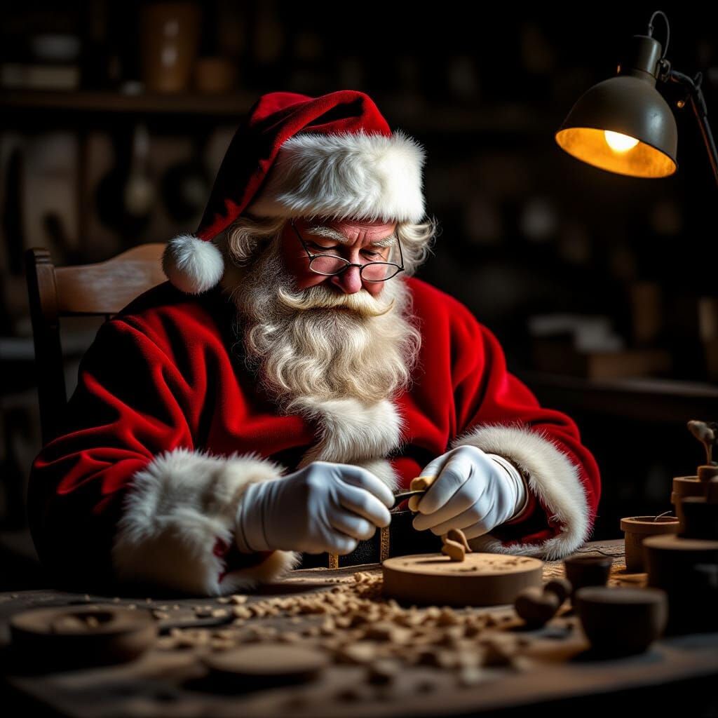 Off-duty Santa Claus   by @DarthRaider