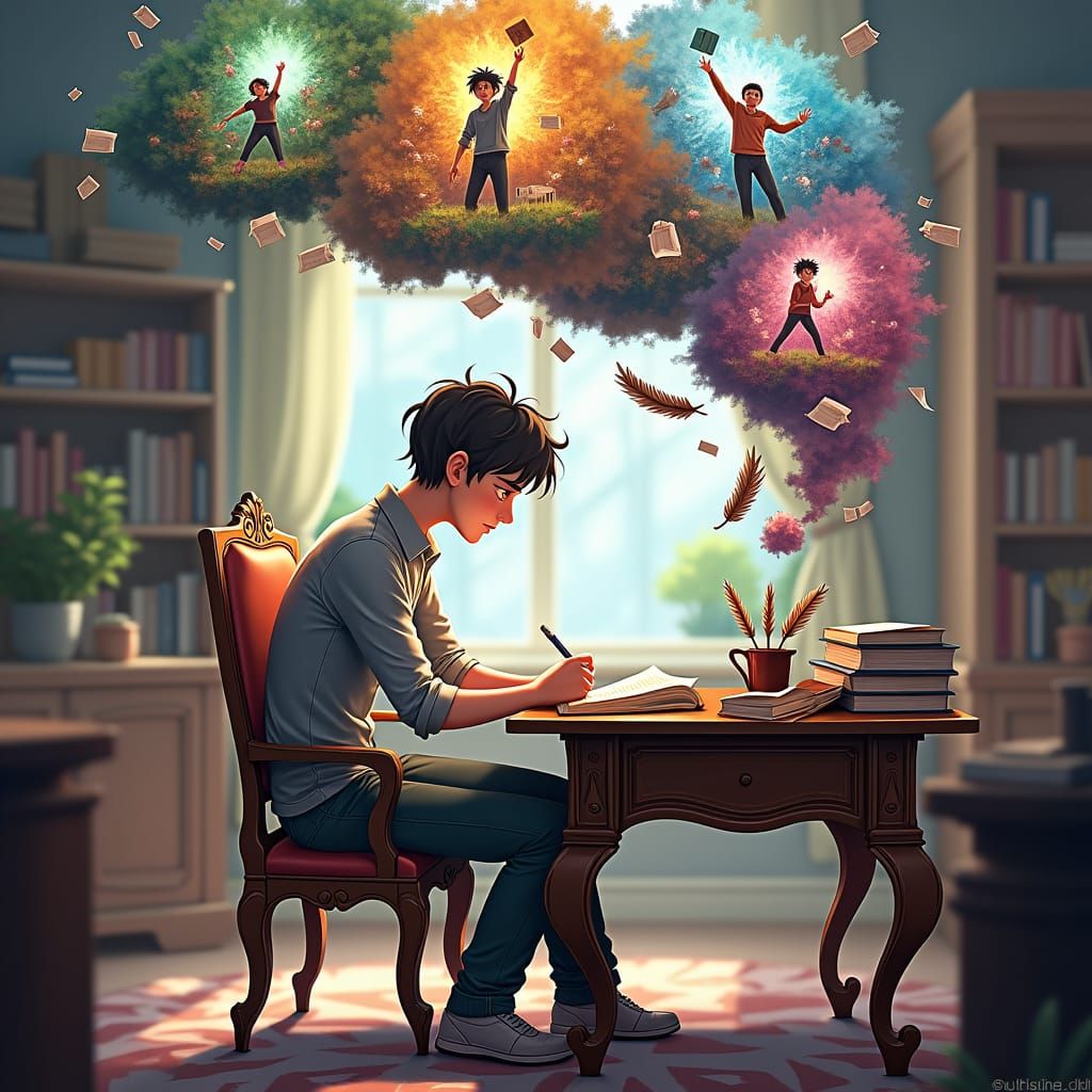 Author's Fantasy: Anime-Inspired Novel Creation