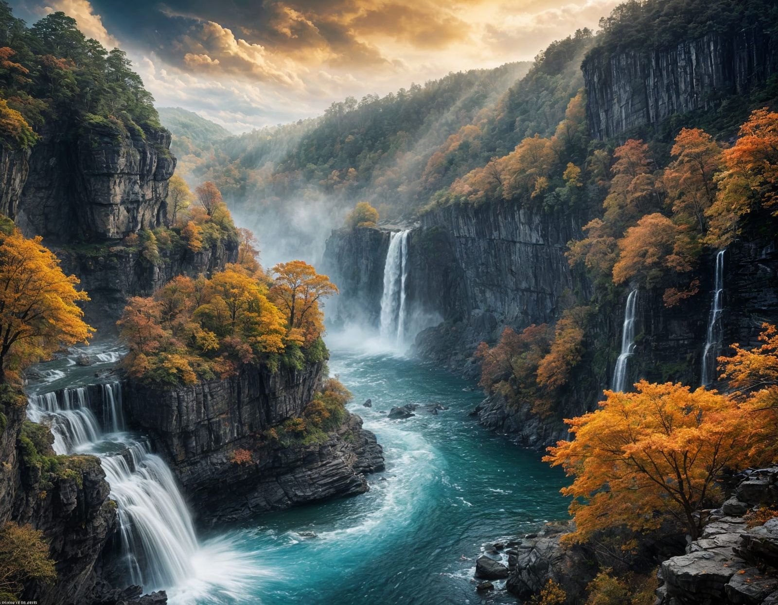 waterfalls  by @photon