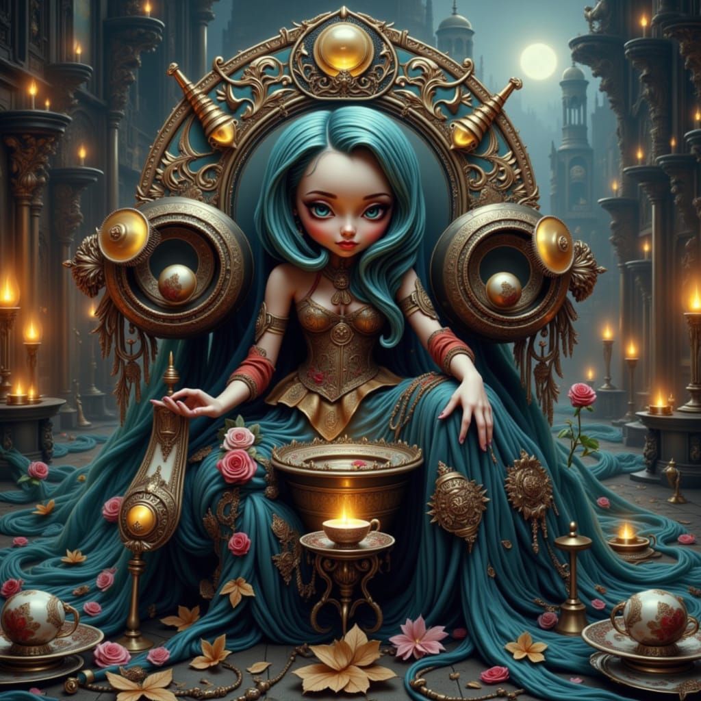 <lora:Vintage Pinups:1.0> <lora:FiosTeacupRealms:1.0> <lora:RG Infinite Serenity:1.0> <lora:The DarkBlue of Red:1.0> Cartoon Vintage Pinup <...