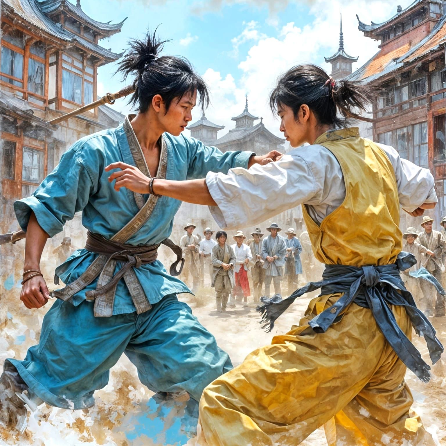 Public demonstration of Karate  by @Simon