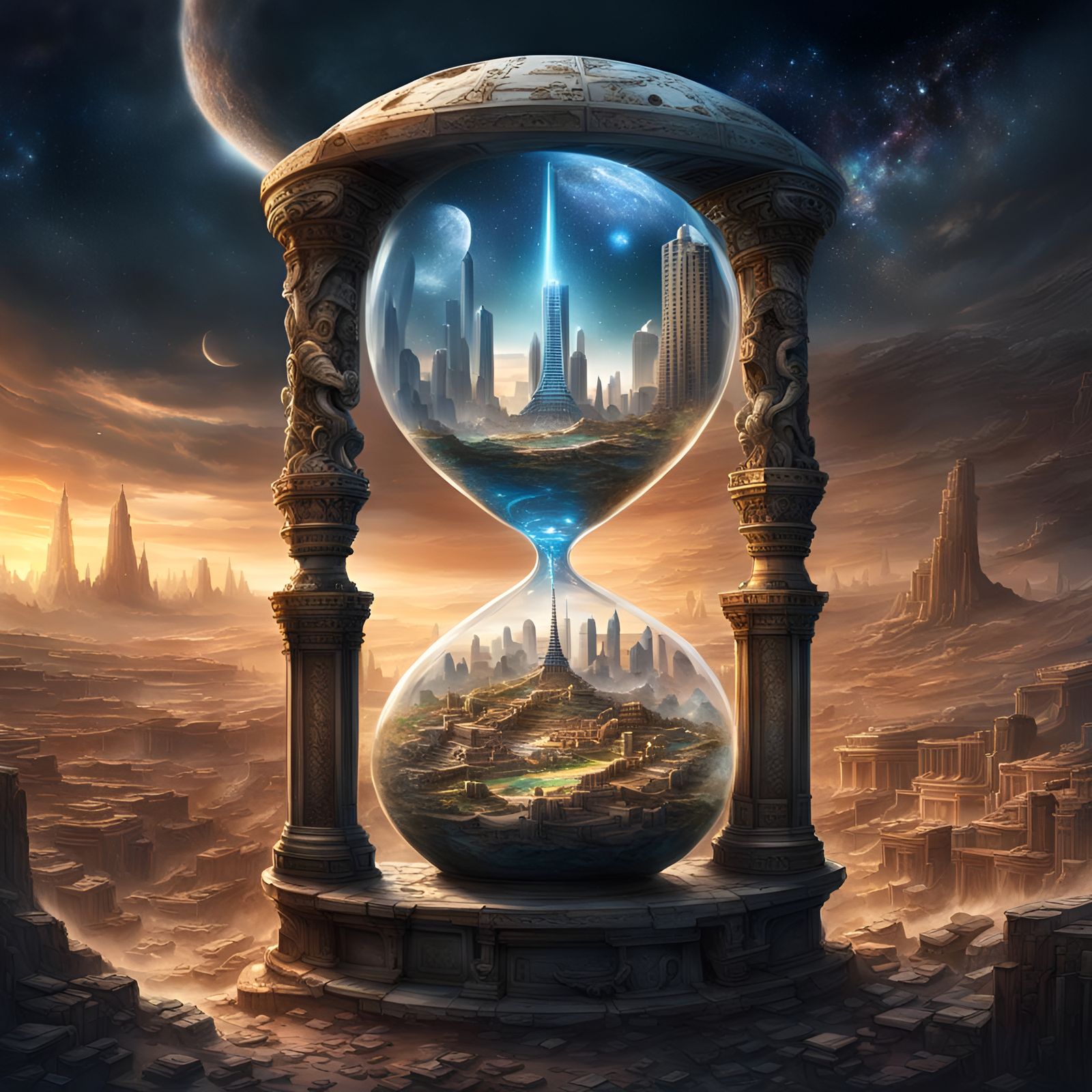 Which is past and which is future?  by @Laevos