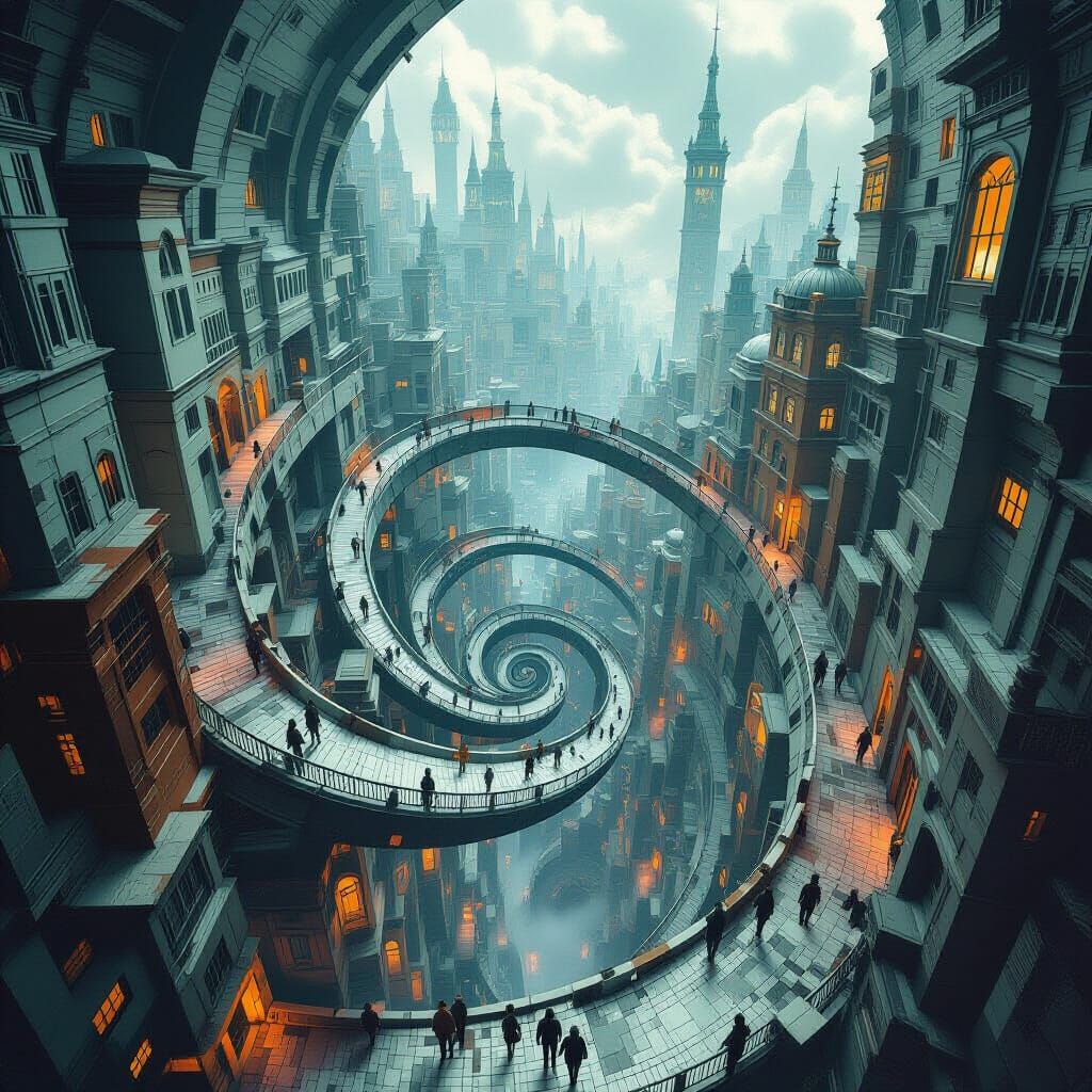 Vertigo Art  by @Mila K