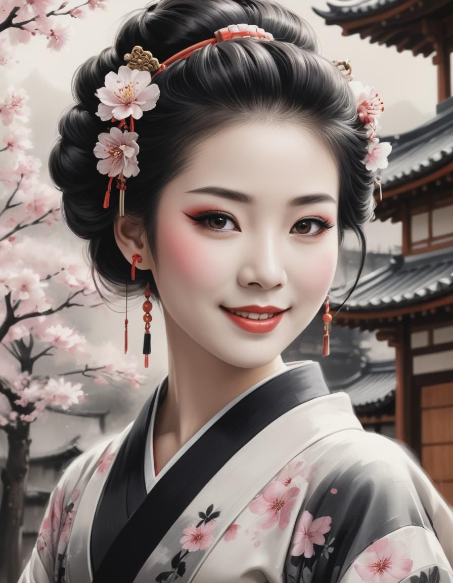 Portrait of a Geisha