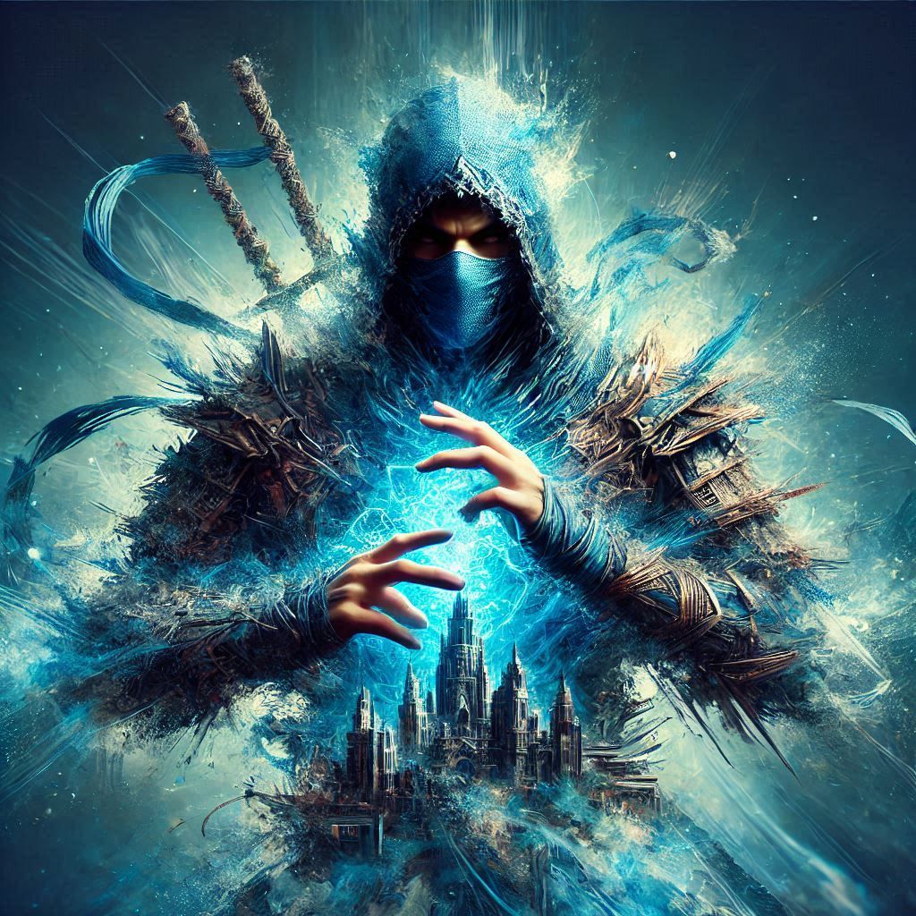 double exposure beautiful fantasy DALL-E 3 portrait landscape..