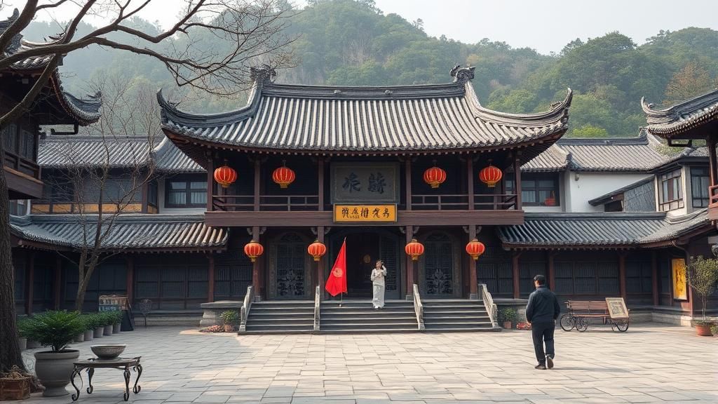 Monochrome Yin Yang Symbol of Balance