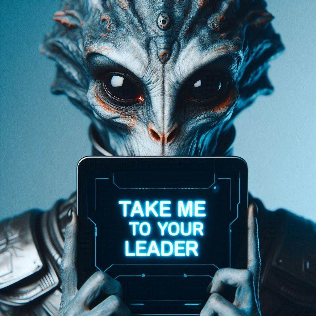 TAKE ME TO YOUR LEADER