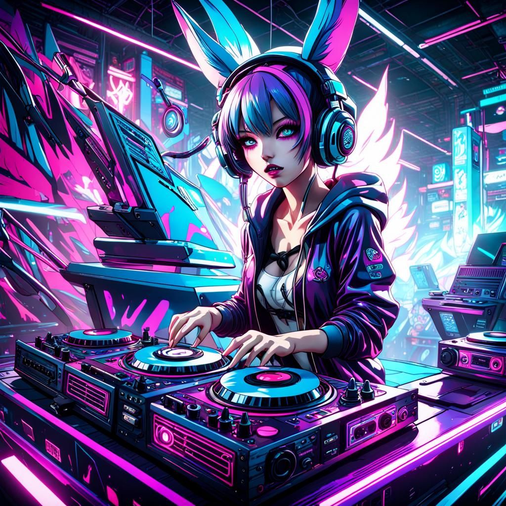 Horror hot Anime Girl Dj Studio 2