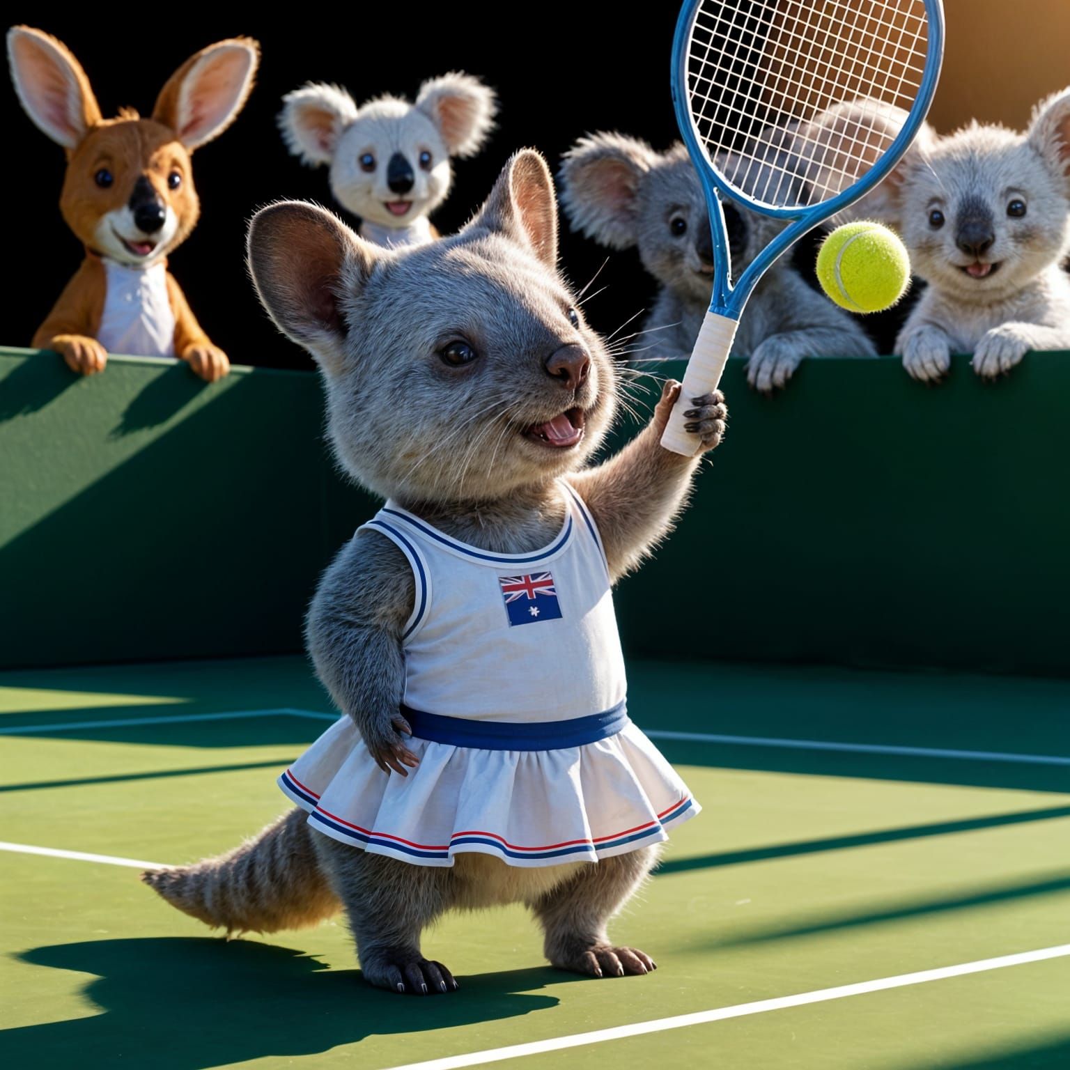 The Wombledon Open  by @Lilsilverfish