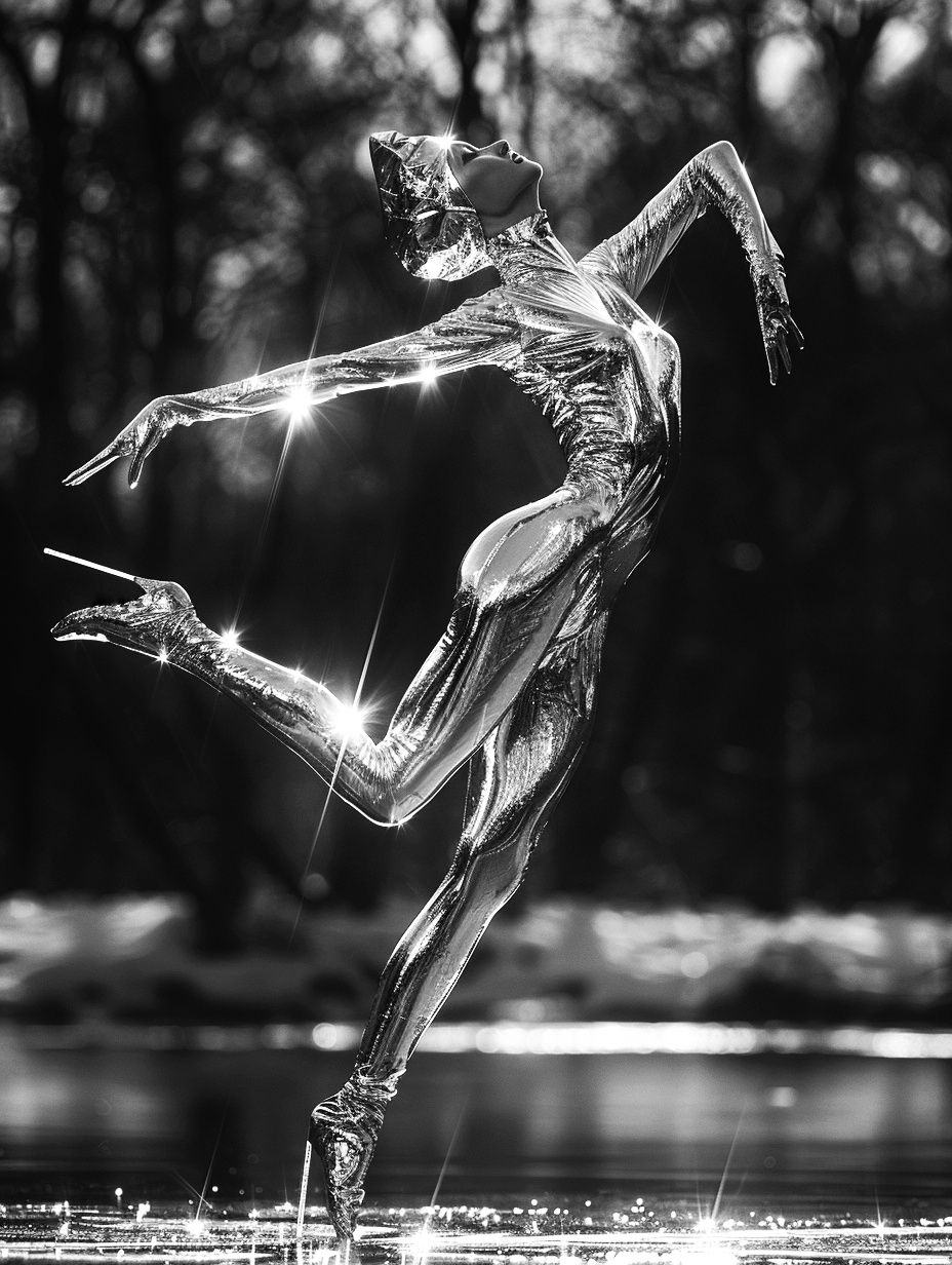 Tinfoil Monochrome Dancer