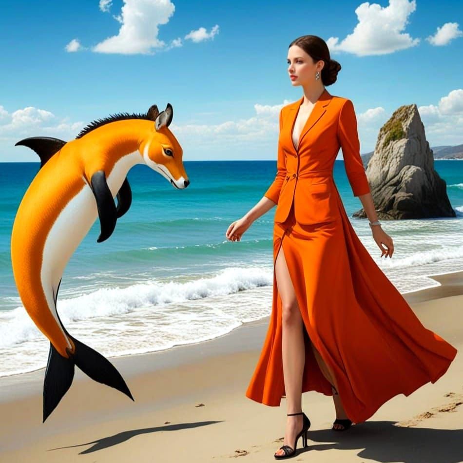 Surreal Ladies in Vibrant Wonderland, in High Definition