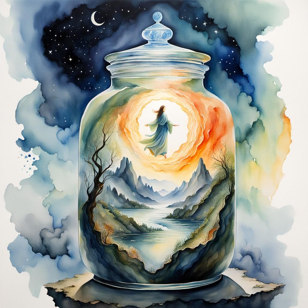 Enter the ethereal realm of 'Earth's Guardian,' a captivatin...