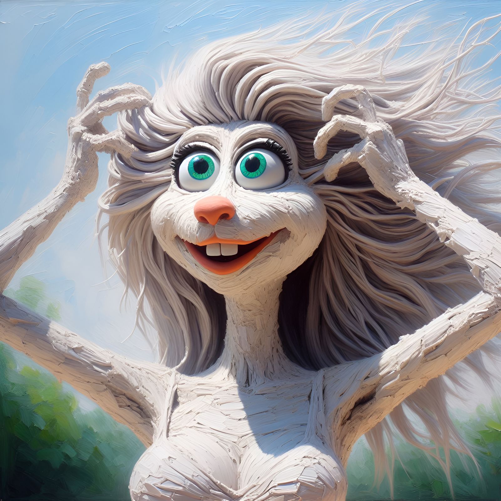 “I hope I used enough sunscreen!”