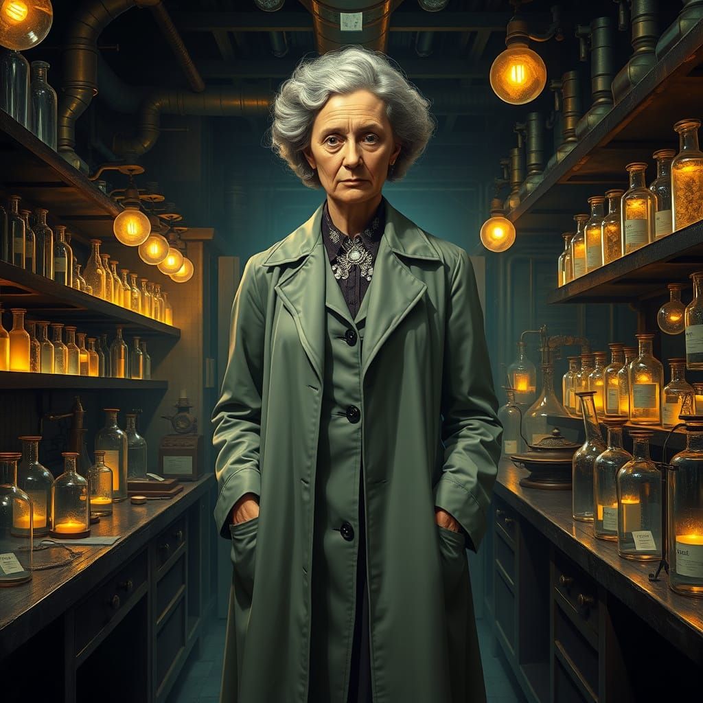 Marie Curie  by @Alefiyah
