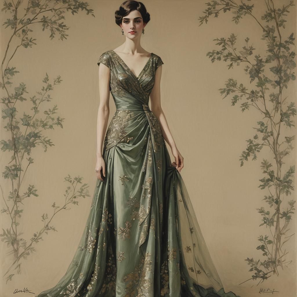 Callot Soeurs evening dress 