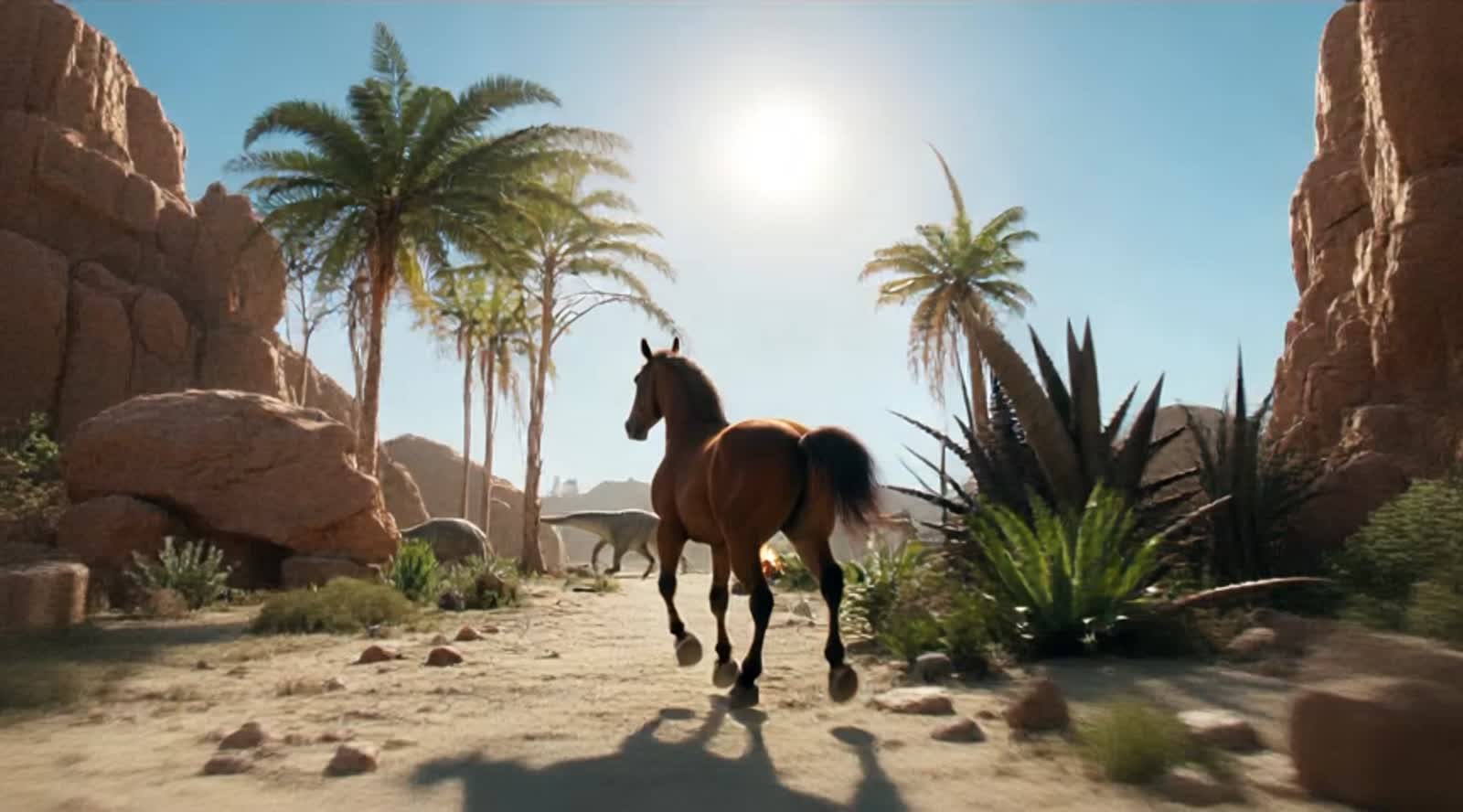 running through time