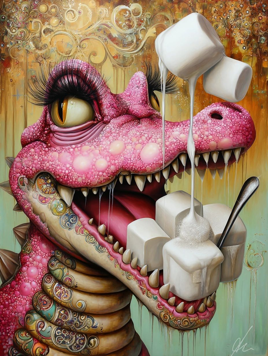 Crazy for marshmallows