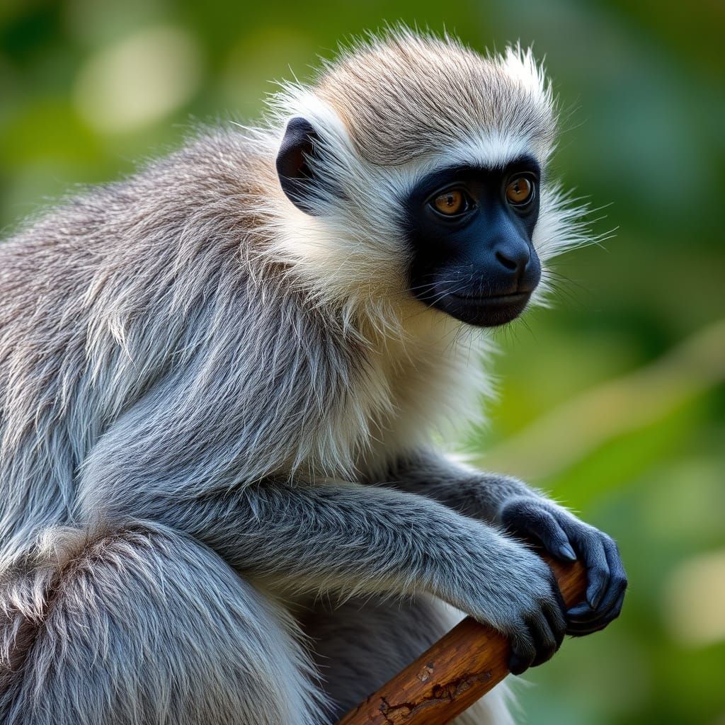 Vervet monkey  by @Charlie