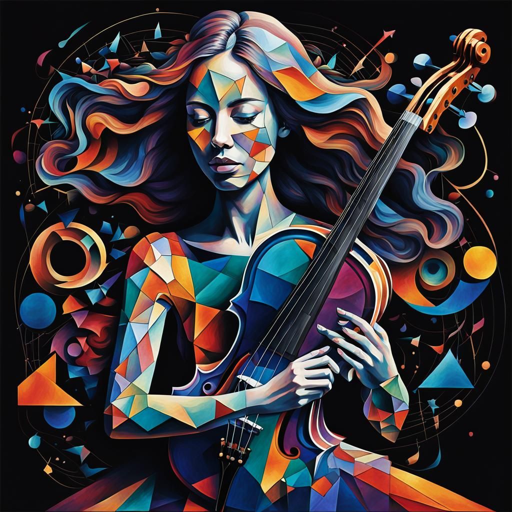 Cubism in the style of Pablo Picasso and Georges Braque, and joined by Jean Metzinger, Albert Gleizes, Robert Delaunay, Henri Le Fauconnier...