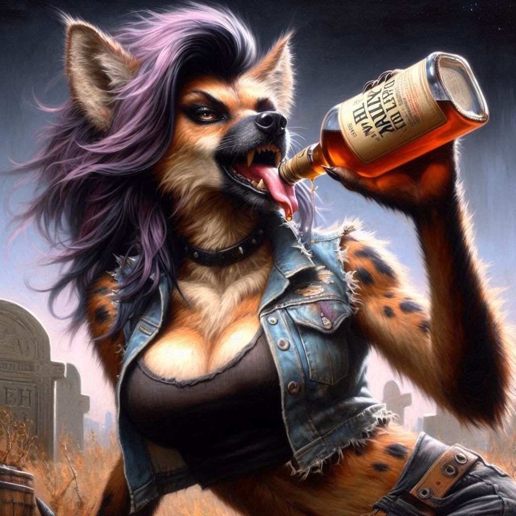 Beautiful Woman in a Cemetery