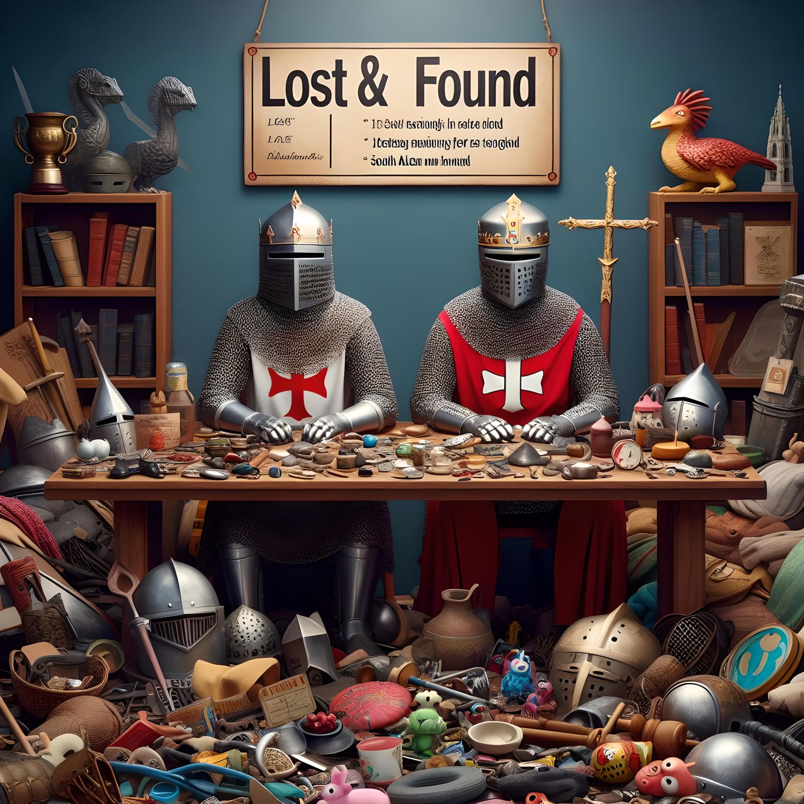 Knights of the Lost and Found Table